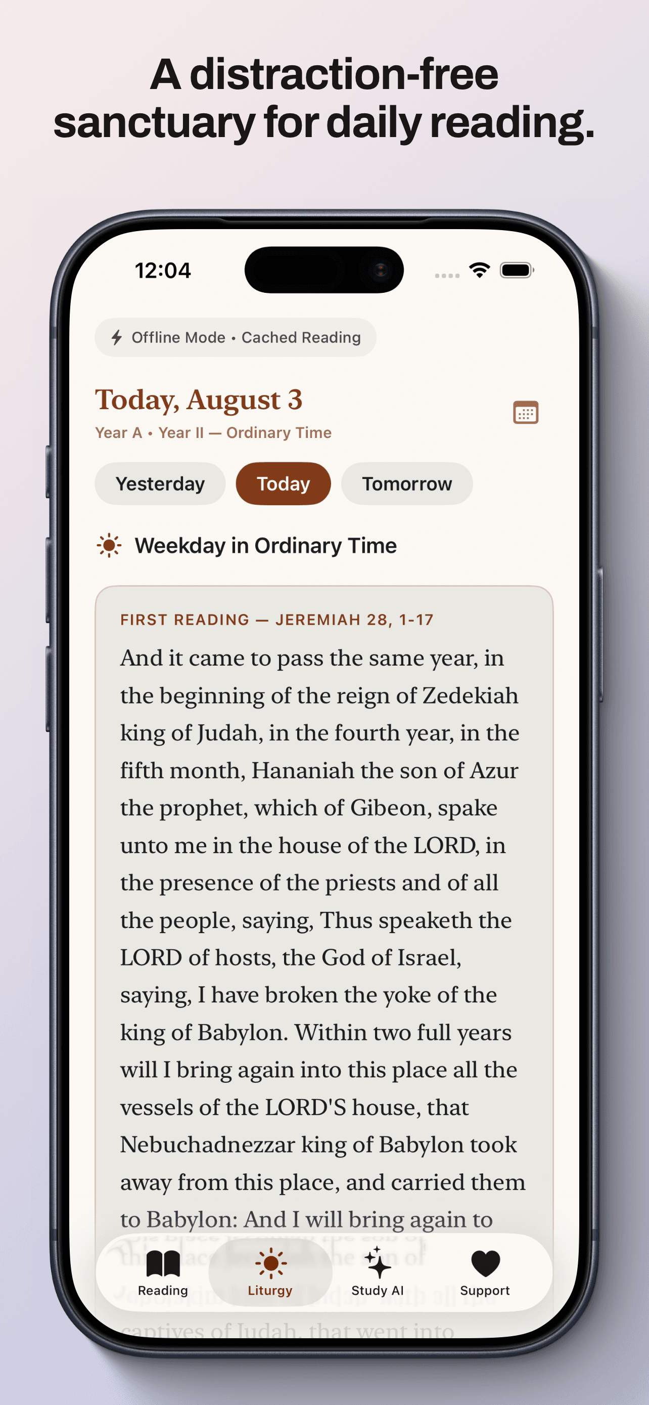 Daily liturgy